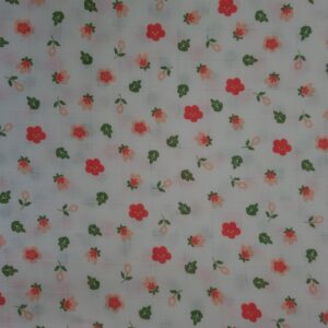 Peachy flower muslin burp towel and facecloth
