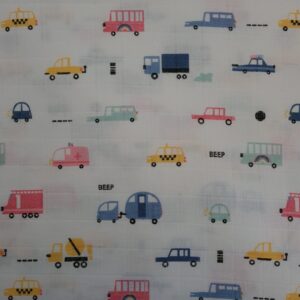 Colour transport muslin burp towel and facecoth
