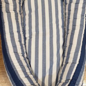 Baby nest ,denim stripe inside and out