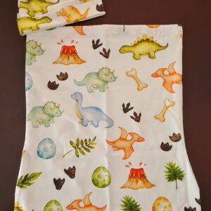 Dinosaur hat and sack