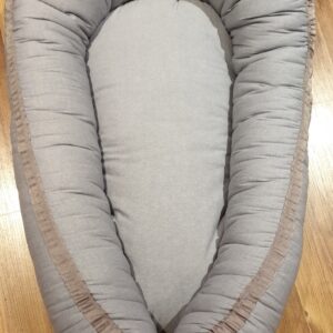 Baby nest, charcoal grey in and outside