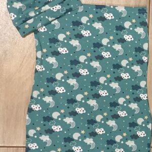 Green cloud hat and sack