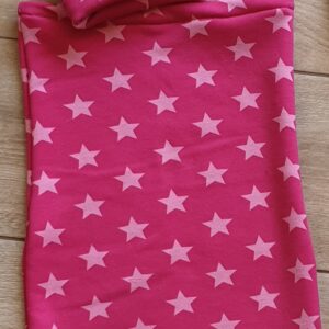 pink star winter hat and sack