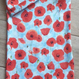 Red floral Hats and sacks