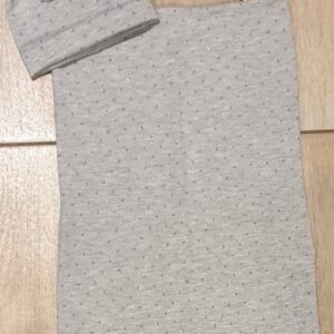 Blue dotty hat and sack