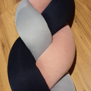 Dark pink, navy and mid grey