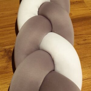 Dark grey and white