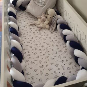 white, navy and grey