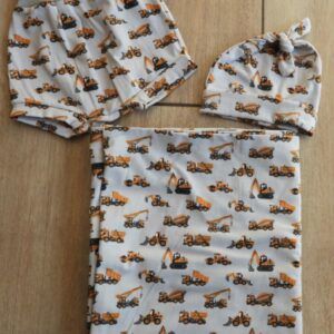 Grey with tractors set