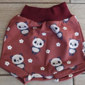 Panda maroon shorts