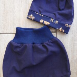 Hat and shorts Navy with tractors