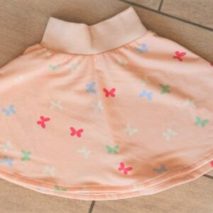Pink with butterflies skirt