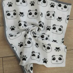Panda with grey edging