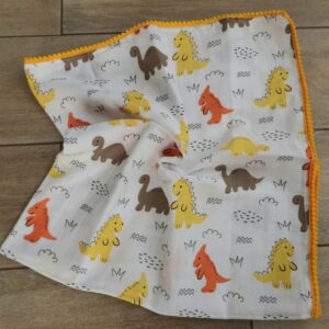 Yellow dinosaur with yellow edging