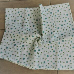 Blue flower muslin
