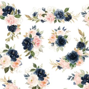 Navy floral